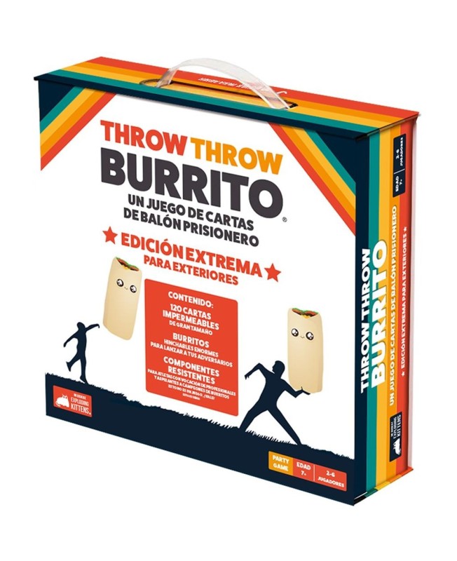 Juego de mesa throw throw burrito edicion extrema para exteriores pegi 7