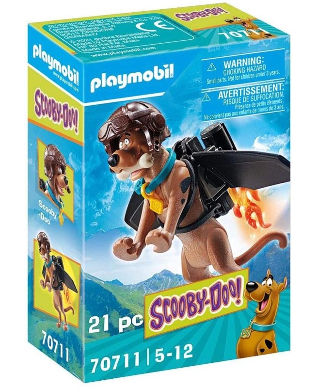 Playmobil scooby - doo! figura coleccionable piloto