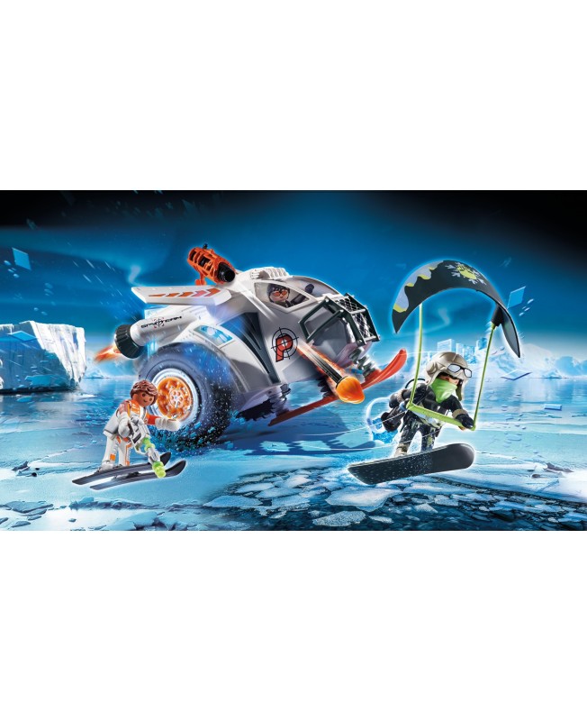 Playmobil espias spy team planeador de nieve