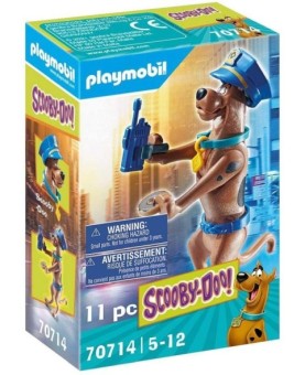 Playmobil scooby - doo! figura coleccionable policia