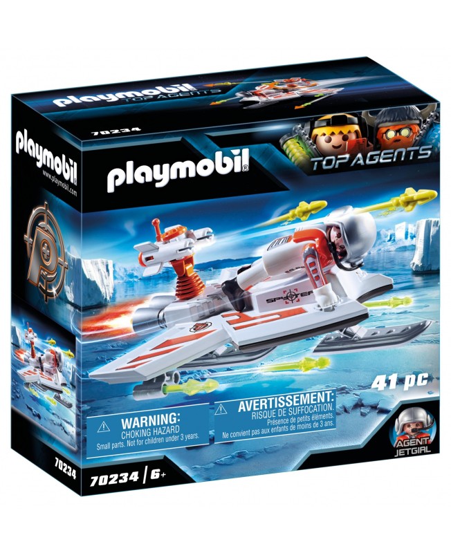 Playmobil espias spy team volador