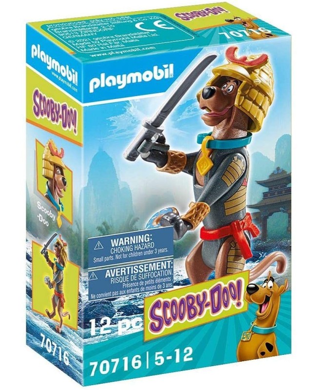 Playmobil scooby - doo! figura coleccionable samurai