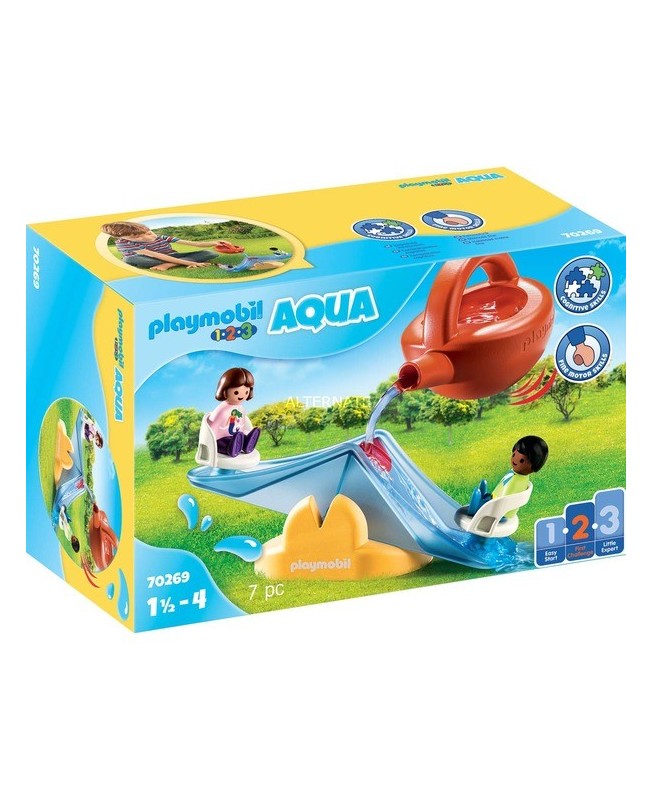 Playmobil aqua 1.2.3 balancin acuatico con regadera