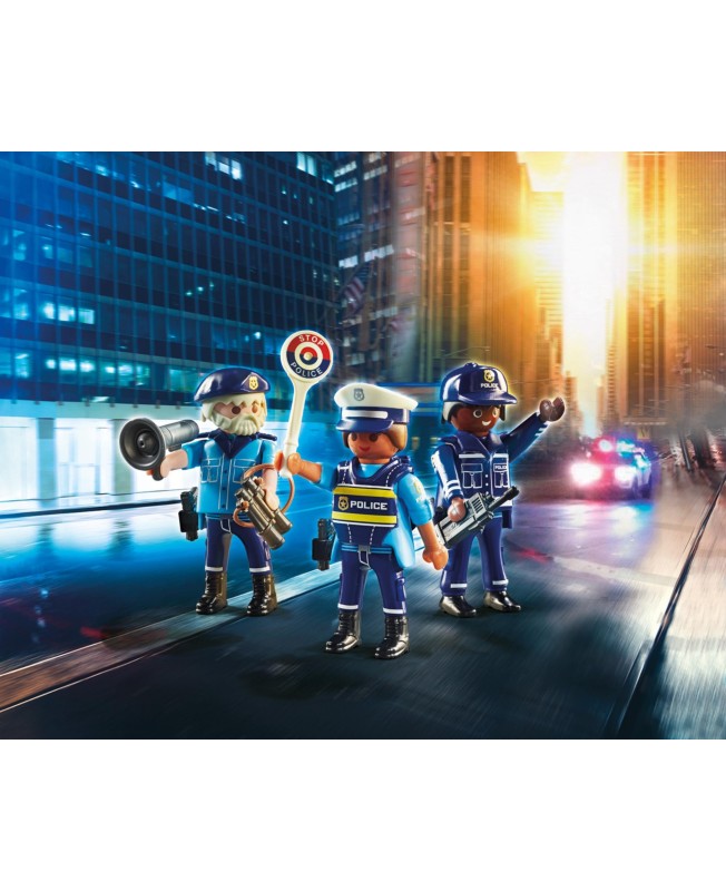 Playmobil ciudad set figuras policias