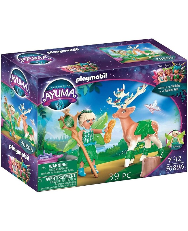 Playmobil ayuma forest fairy con animal del alma