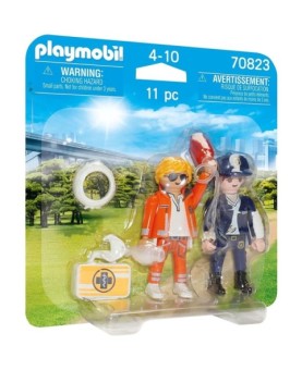 Playmobil duo pack doctor y policia