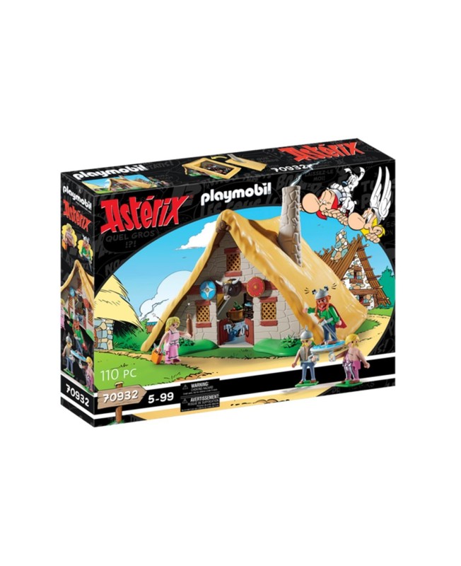 Playmobil asterix : cabaña de abraracurcix