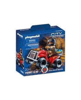 Playmobil bomberos -  speed quad