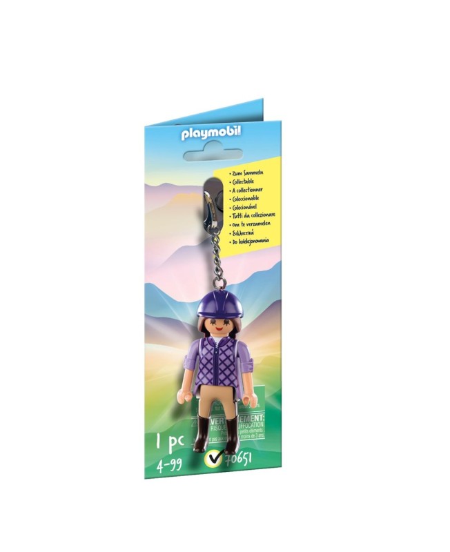 Playmobil llavero jinete