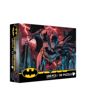 Puzle 100 efecto 3d batman ciudad universo dc