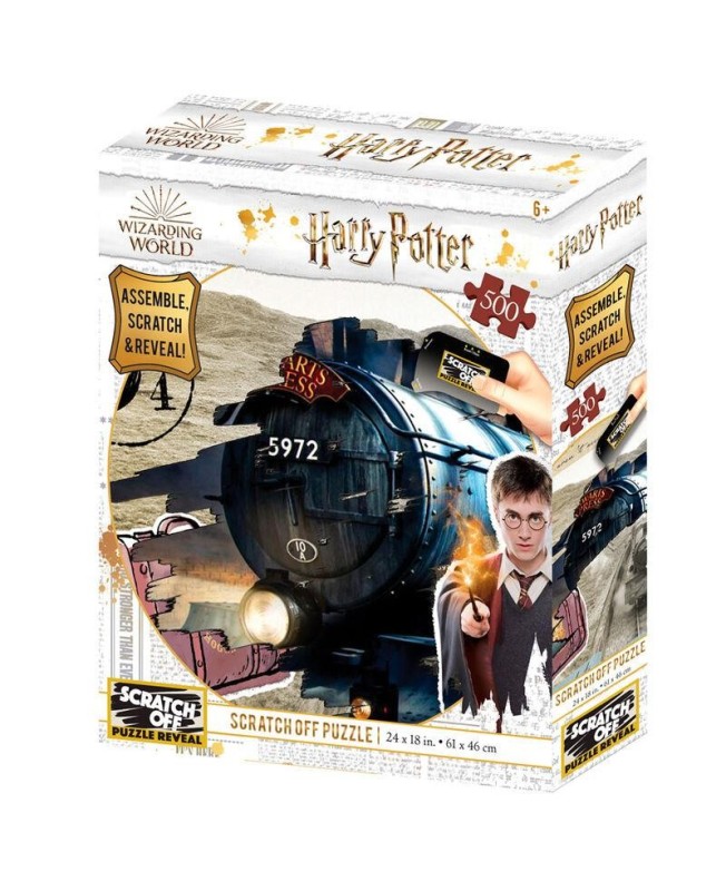 Puzzle para rascar harry potter hogwarts express 500 piezas