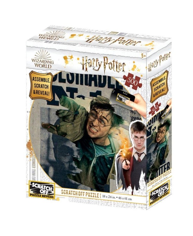 Puzzle para rascar harry potter carteles wanted se busca 500 piezas