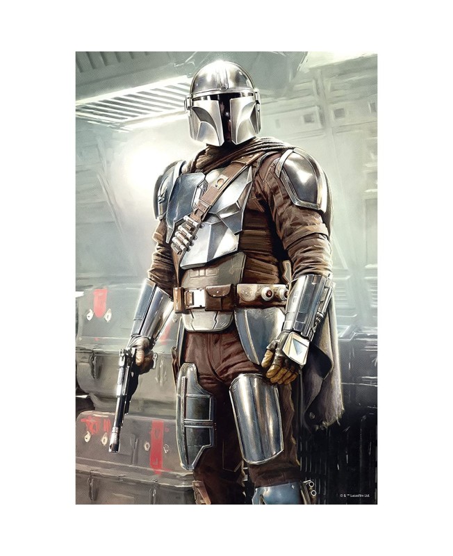 Puzle lenticular prime 3d 200 piezas the mandalorian el mandaloriano mando