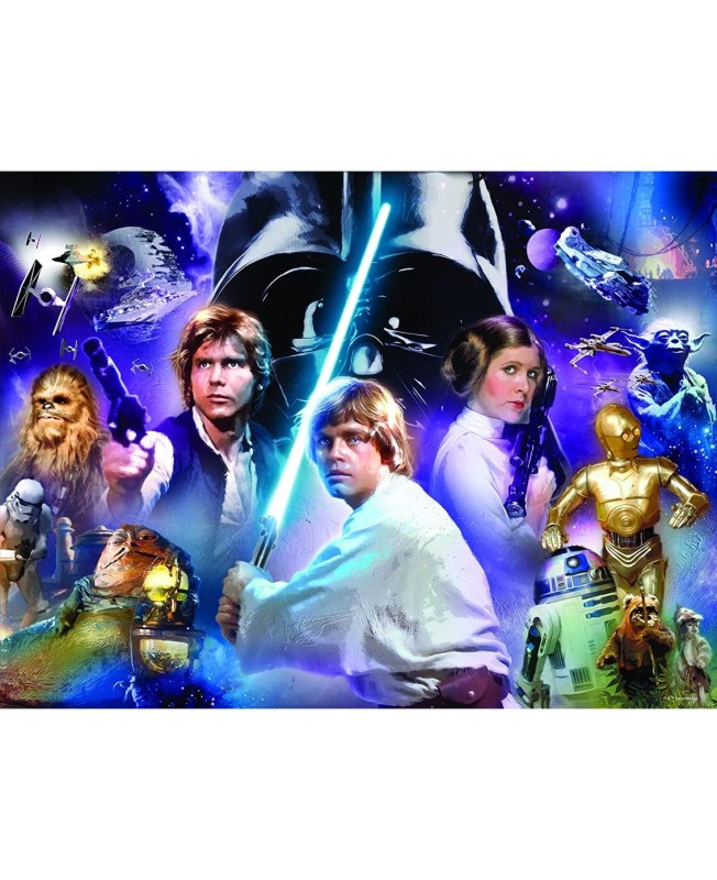 Puzle lenticular prime 3d 500 piezas star wars personajes