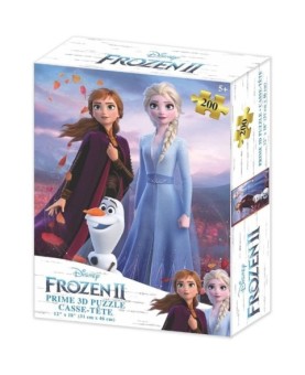 Puzzle lenticular prime 3d disney frozen ii elsa anna y olaf 200 piezas