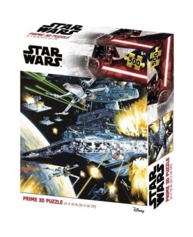 Puzle lenticular prime 3d star wars destructor estelar 500 piezas