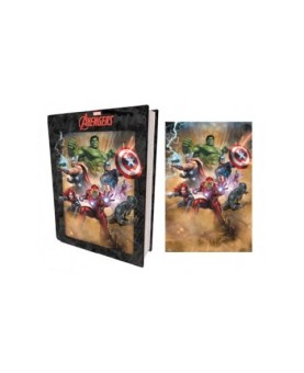 Puzzle libro lenticular prime 3d marvel vengadores originales