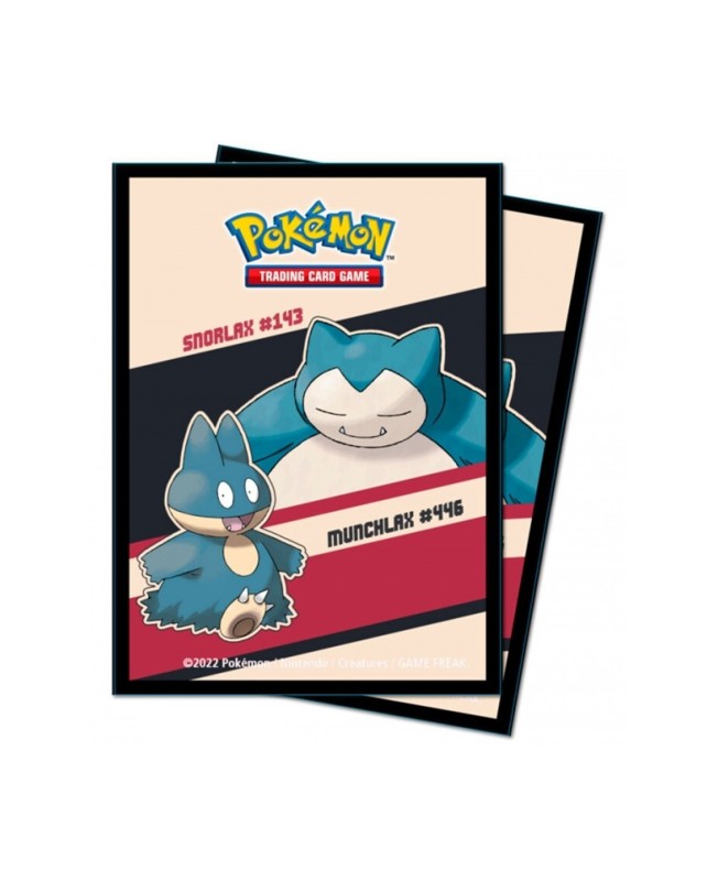 Fundas estándar ultra pro pokemon snorlax & munchlax 65 unidades