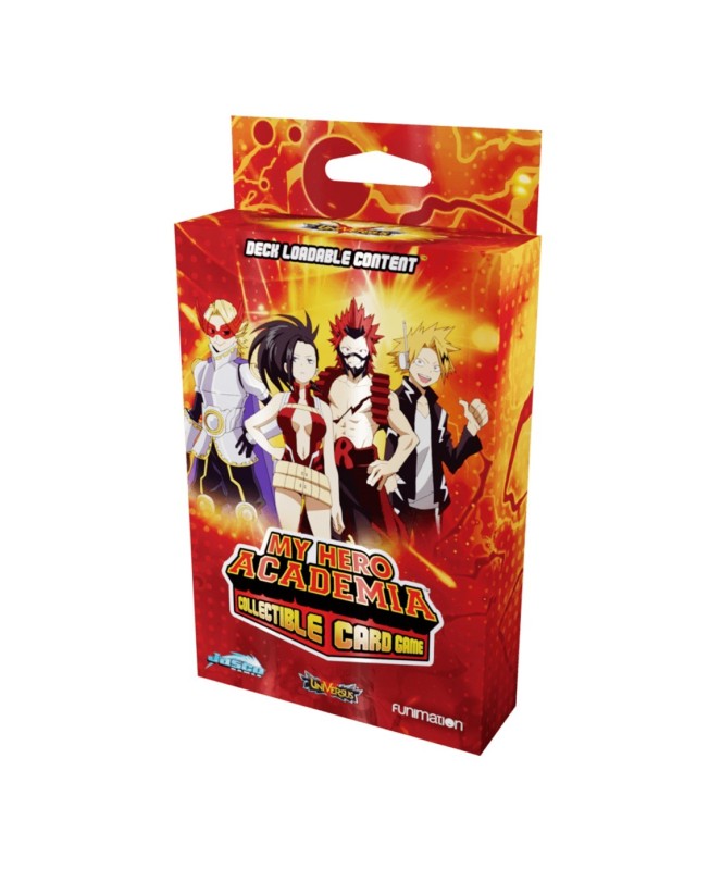 Juego de cartas my hero academia deck loadable content crimson rampage