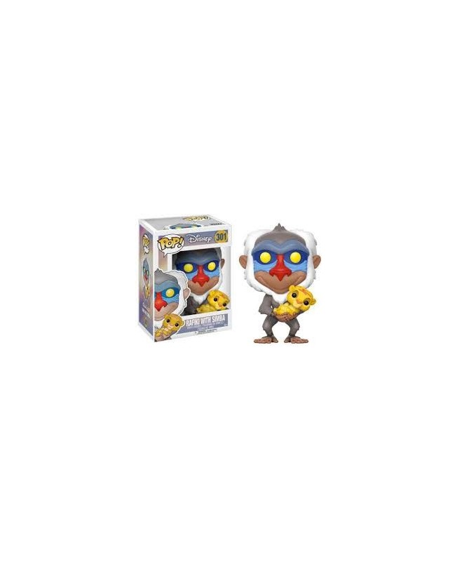 Funko pop el rey leon rafiki con simba