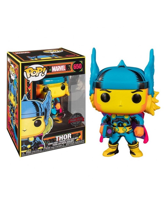 Funko pop marvel black light thor multicolor 48847