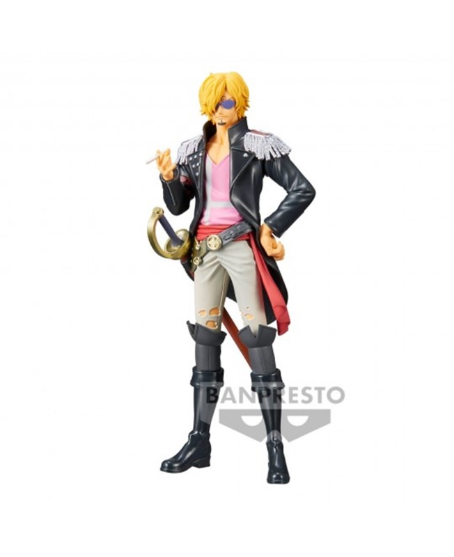 Figura banpresto one piece dxf the grandline men red sanji vol. 4