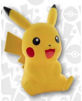 Lámpara led teknofun madcow entertainment pokemon pikachu control remoto 40 cm