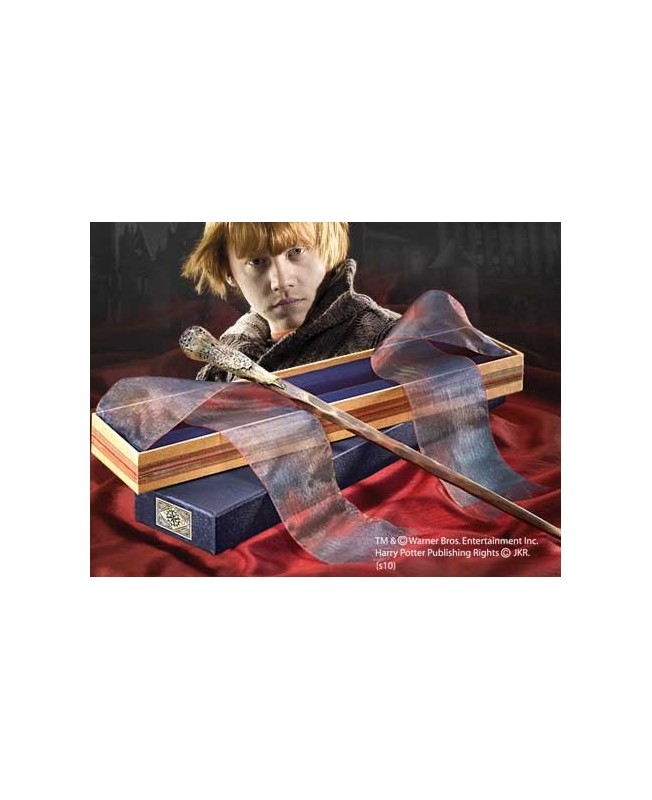 Replica the noble collection harry potter varita de ron weasley