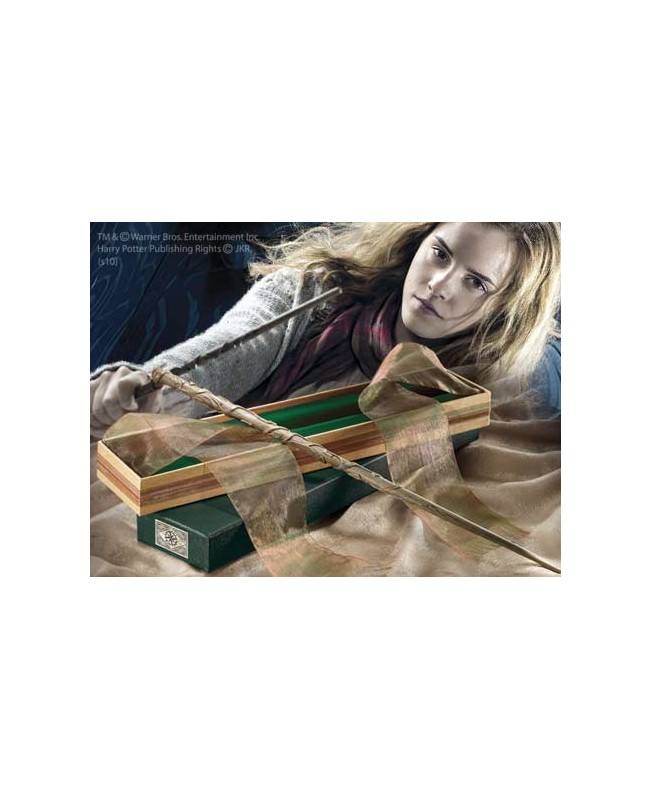 Replica the noble collection harry potter varita de hermione granger caja olivander