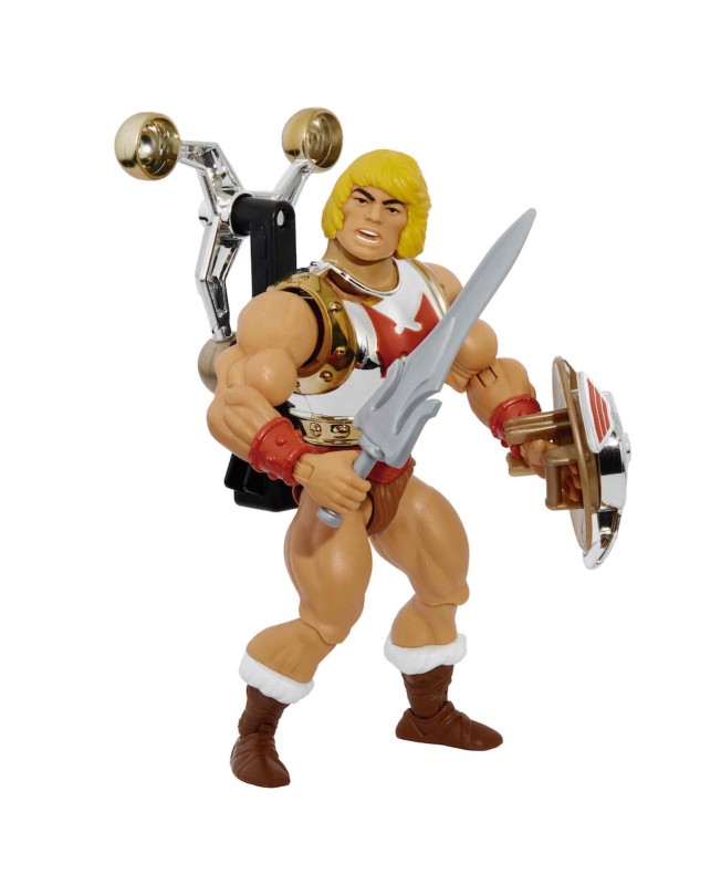 Figura mattel masters of the universe origins he - man puño volador