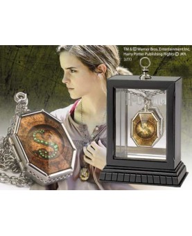 Replica the noble collection harry potter guardapelo horrocrux de salazar slytherin en expositor