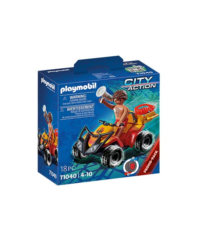 Playmobil city action quad de rescate