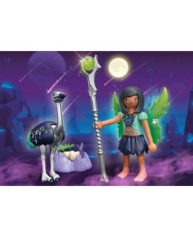 Playmobil ayuma crystal y moon fairy con animales del alma