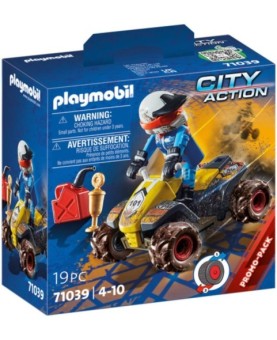 Playmobil city action quad de offroad