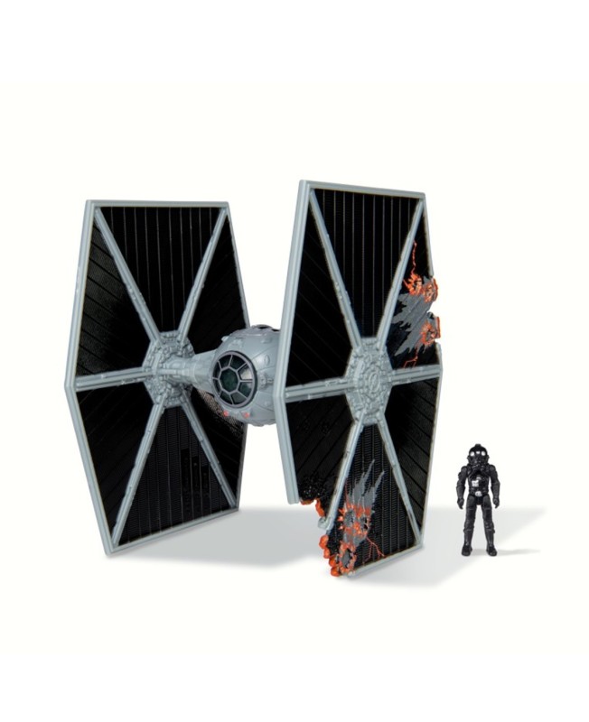 Figura jazzwares nave 8cm tie fighter y figura