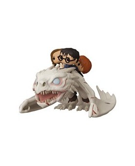 Funko pop harry potter harry ron & hermione montados en dragon 50815