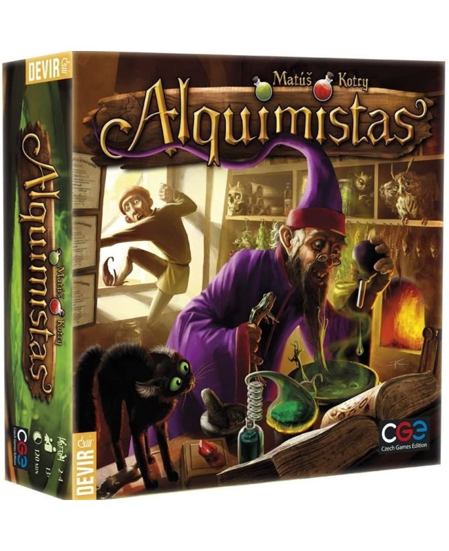 Juego de mesa devir alquimistas pegi 13