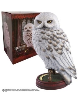 Figura the noble collection harry potter criaturas magicas estatua resina hedwig 24 cm