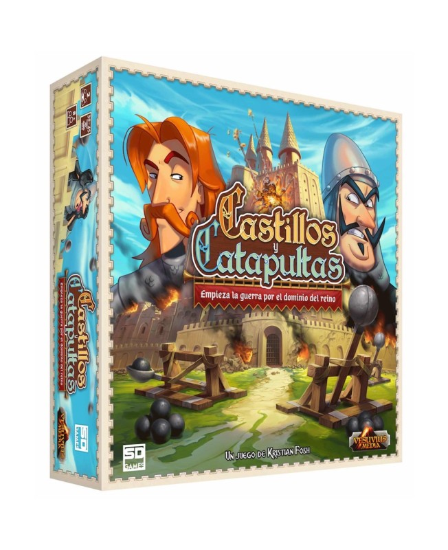 Juego de mesa castillos y catapultas pegi 8