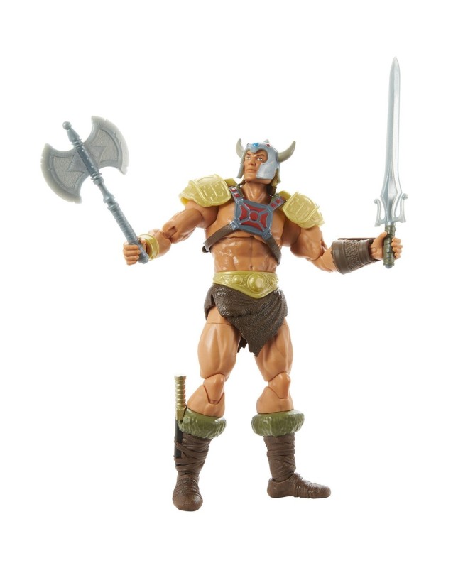 Figura mattel masters of the universe new eternia he - man vikingo