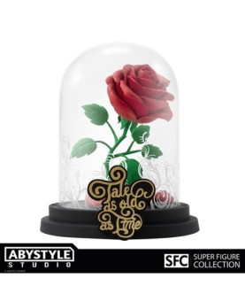 Figura abystyle studio disney la bella y la bestia - ''la rosa encantada''