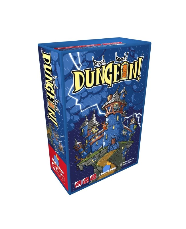 Juego de mesa knock! knock! dungeon edad recomendada 7 años