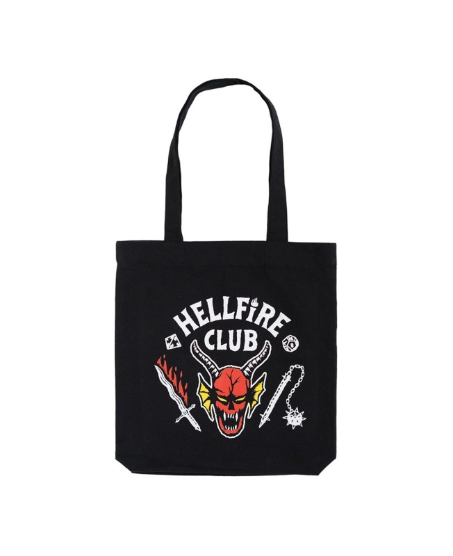 Tote bag stranger things hellfire club