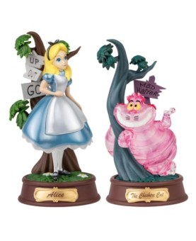 Set de 2 figuras mini dstage disney alicia en el pais de las maravillas color especial