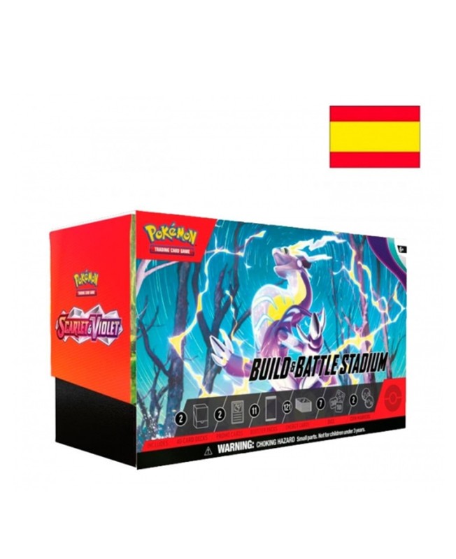 Juego de cartas pokemon tcg build & battle stadium 12.5 español