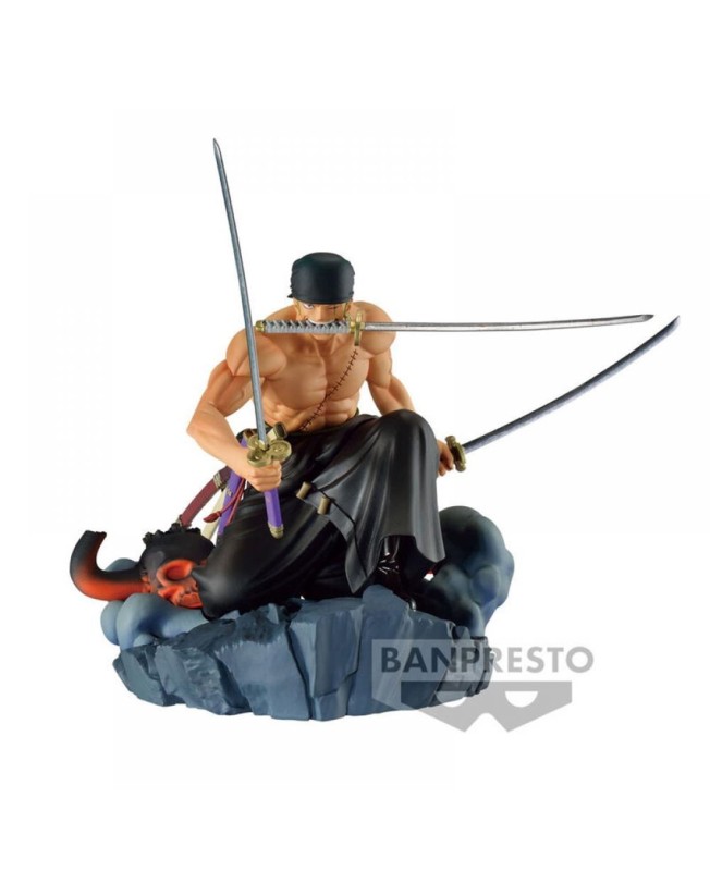 Figura banpresto one piece dioramatic roronoa zoro the brush