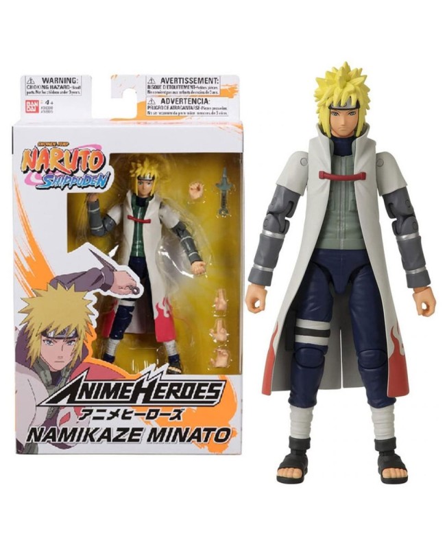 Figura bandai anime heroes naruto namikaze heroes