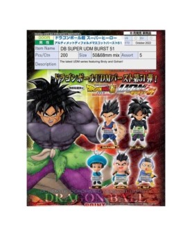 Set gashapon bandai lote 40 articulos dragon ball super udm burst 51