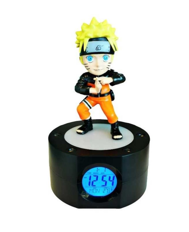 Lámpara despertador reloj naruto naruto shippuden 20 cm