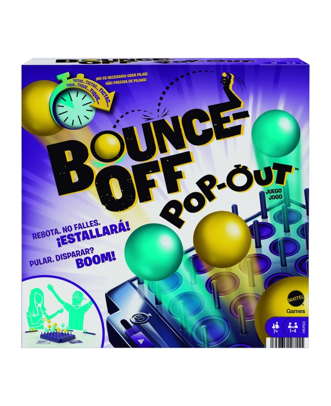 Juego de mesa mattel bounce off pop - out!